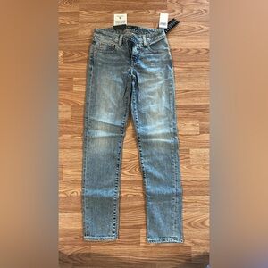 Ralph Lauren Blue Slim Jeans with Vintage Wash